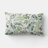 水エレガント色植物性葉装飾用クッション ランバークッション (裏面)