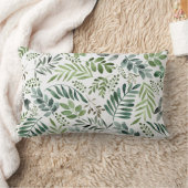 水エレガント色植物性葉装飾用クッション ランバークッション (ブランケット)