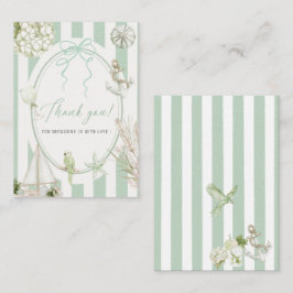 水エレガント色熱帯ビーチパームブライダルショー ノートカード