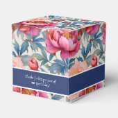 水エレガント色牡丹の花好きボックス フェイバーボックス (裏面サイド)