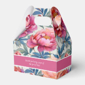 水エレガント色牡丹の花好きボックス フェイバーボックス (裏面サイド)