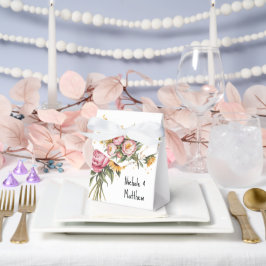 水エレガント色牡丹結婚花束 フェイバーボックス