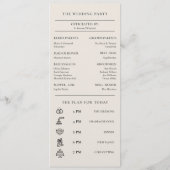 水エレガント色秋秋ワイルドフラワー結婚ズ プログラム (裏面)