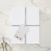 水エレガント色素朴フローラ ギフトタグ (より糸付き)