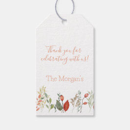 水エレガント色素朴フローラ ギフトタグ