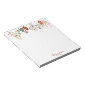水エレガント色素朴フローラ ノートパッド (アングル)