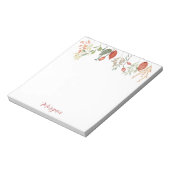 水エレガント色素朴フローラ ノートパッド (回転)