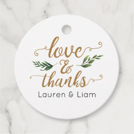 水エレガント色緑結婚式の引き出物ラベル フェイバータグ