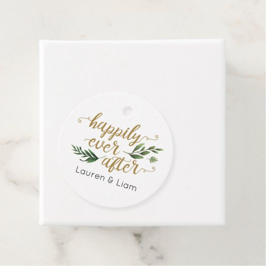 水エレガント色緑結婚式の引き出物ラベル フェイバータグ (インサイチュ)