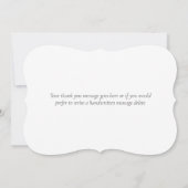 水エレガント色緑 サンキューカード (裏面)