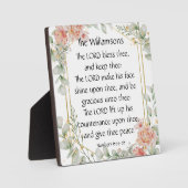 水エレガント色聖なる書物、 経典賛美の数値6 24 フォトプラーク (正面)