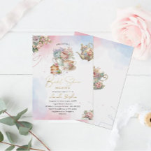 水エレガント色茶パーティーガールピンク金ゴールドブライダル