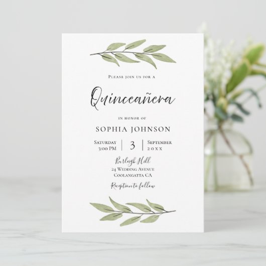 水エレガント色葉キンセアニェラパーティー 招待状 (スタンド正面)