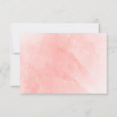 水エレガント色葉テラコッタ結婚ズ 出欠カード (裏面)