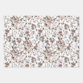 水エレガント色葉フローラ ラッピングペーパーシート (正面2)