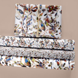 水エレガント色葉フローラ ラッピングペーパーシート