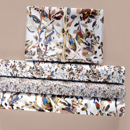 水エレガント色葉フローラ ラッピングペーパーシート