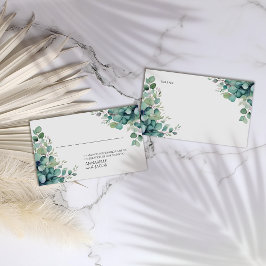 水エレガント色葉座席表 プレイスカード