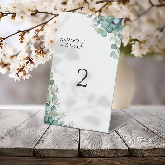 水エレガント色葉結婚表の番号 台座サイン