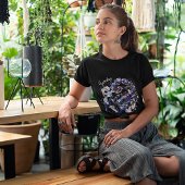 水エレガント色蠍座〔占星術の〕十二宮図カスタム Tシャツ