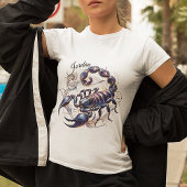 水エレガント色蠍座〔占星術の〕十二宮図カスタム Tシャツ