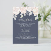 水エレガント色赤面フローラ書道写真 エンクロージャーカード (スタンド正面)