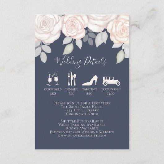 水エレガント色赤面フローラ書道写真 エンクロージャーカード (正面)