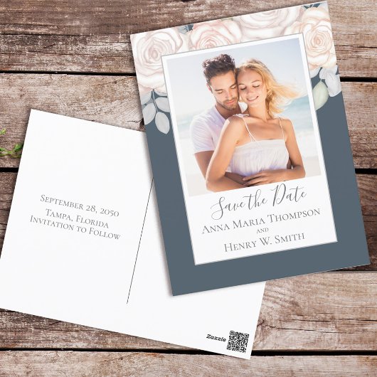 水エレガント色赤面フローラ書道写真 ポストカード