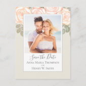 水エレガント色赤面フローラ書道写真 ポストカード (正面)