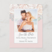 水エレガント色赤面フローラ書道写真 ポストカード (正面)