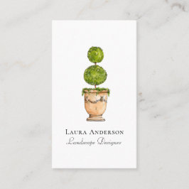 水エレガント色造園 名刺