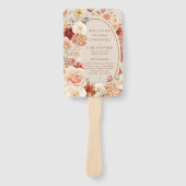 水エレガント色野山花園 ハンドファン (正面)