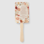 水エレガント色野山花園 ハンドファン (裏面)