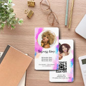 水エレガント色金ゴールドフェミニンソーシャルメディアガーリー 名刺