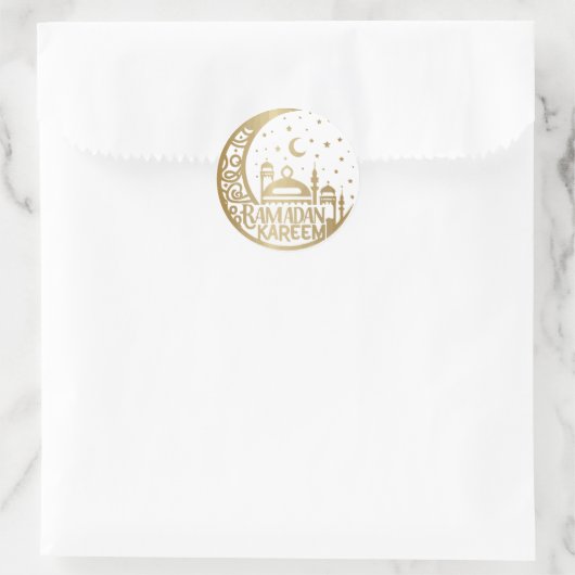 水エレガント色金ゴールドラマダンカレムムバラク ラウンドシール (バッグ)