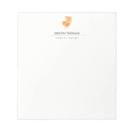 水エレガント色革椅子インテリア設計者 ノートパッド