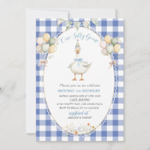 水エレガント色1歳バースデー間抜けグースB