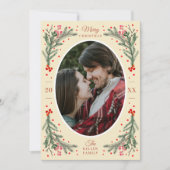 水エレガント色2フォトイエロークリスマス2023 シーズンカード (正面)