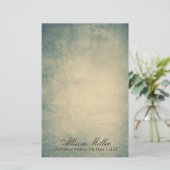 水エレガント色 便箋 (スタンド正面)