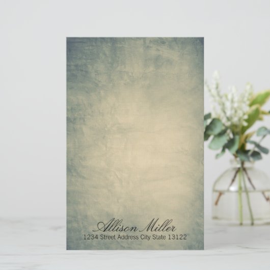 水エレガント色 便箋 (スタンド正面)