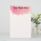 水エレガント色 便箋 (スタンド正面)