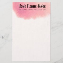 水エレガント色 便箋