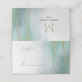 水エレガント色(海表番号) プレイスカード (外部開封)