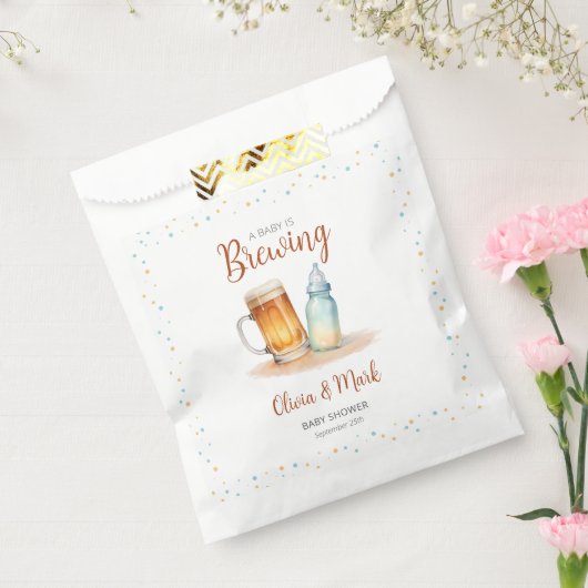 水エレガント色Aベビーは赤ちゃんシャワーを醸造している フェイバーバッグ (封をした状態)