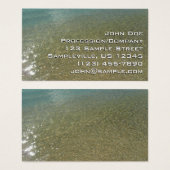 水オンビーチI抽象芸術自然撮影 (正面&裏面)