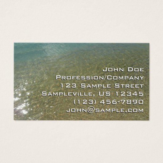 水オンビーチI抽象芸術自然撮影 (正面)