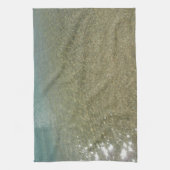 水オンビーチI抽象芸術自然撮影 キッチンタオル (縦)