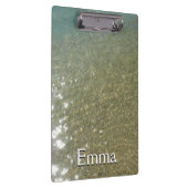 水オンビーチI抽象芸術自然撮影 クリップボード (右)