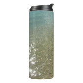 水オンビーチI抽象芸術自然撮影 タンブラー (回転左)