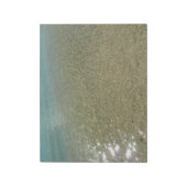 水オンビーチI抽象芸術自然撮影 ノートパッド (回転)